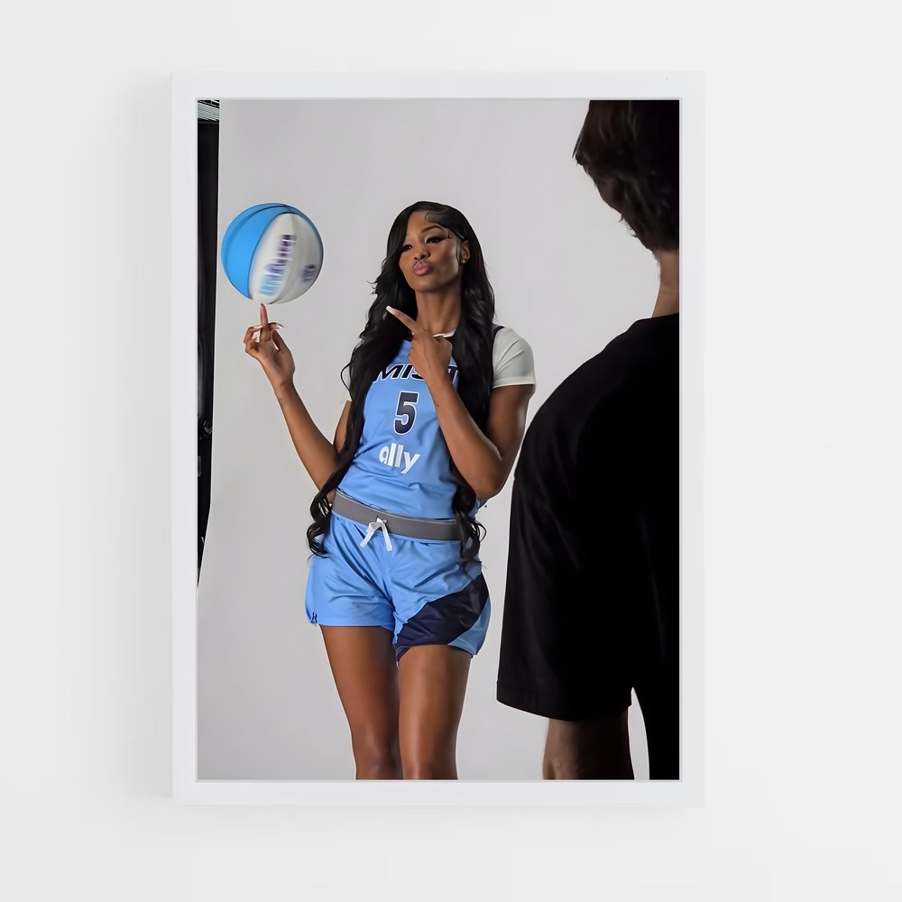 Poster Rickea jackson – affiche Basketball (vue 3)